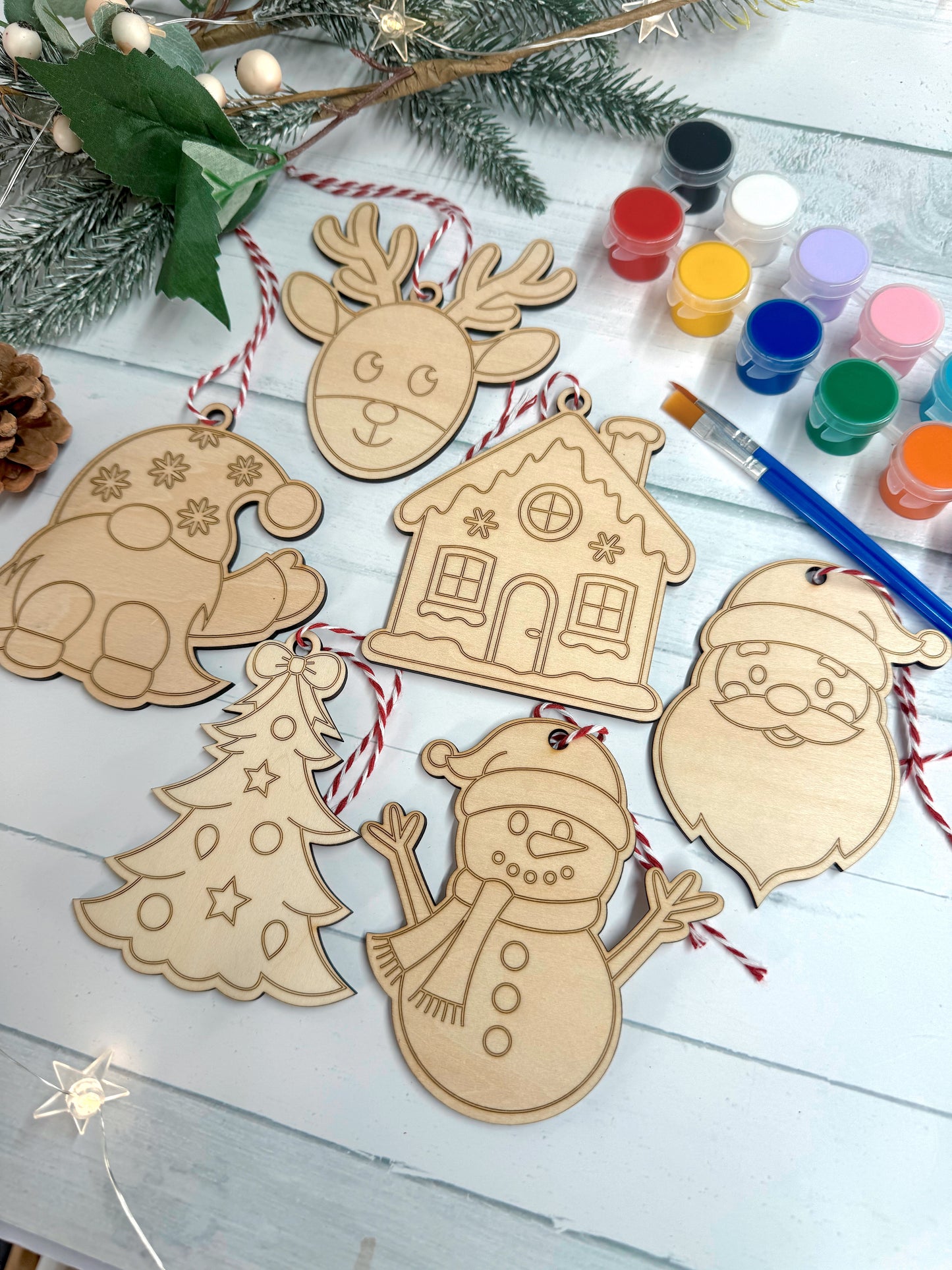 DIY Christmas Ornament Paint Kit