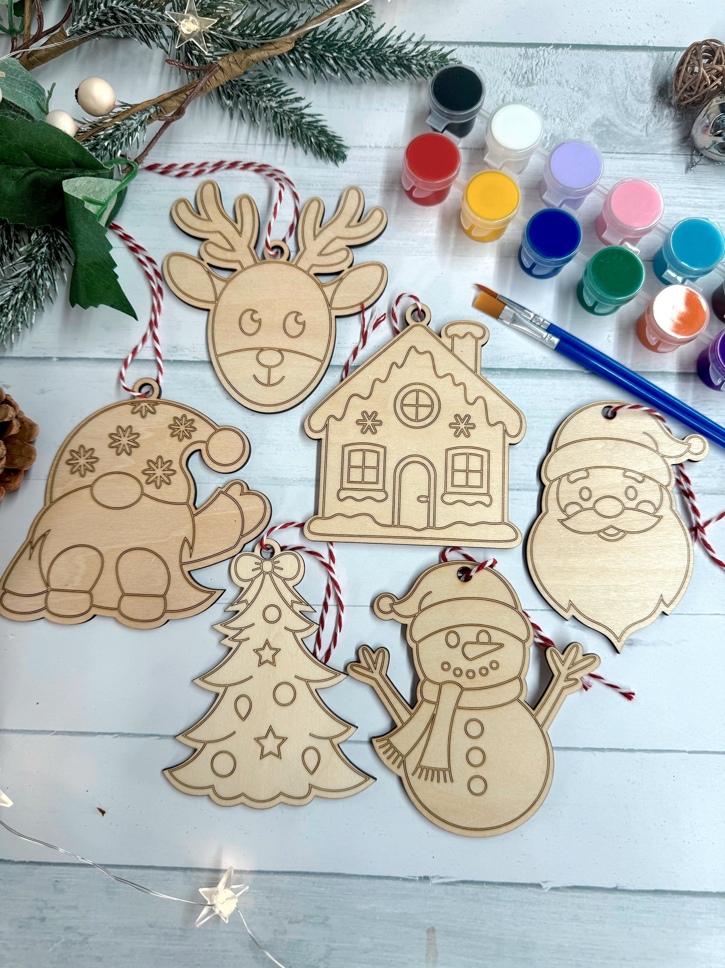 DIY Christmas Ornament Paint Kit