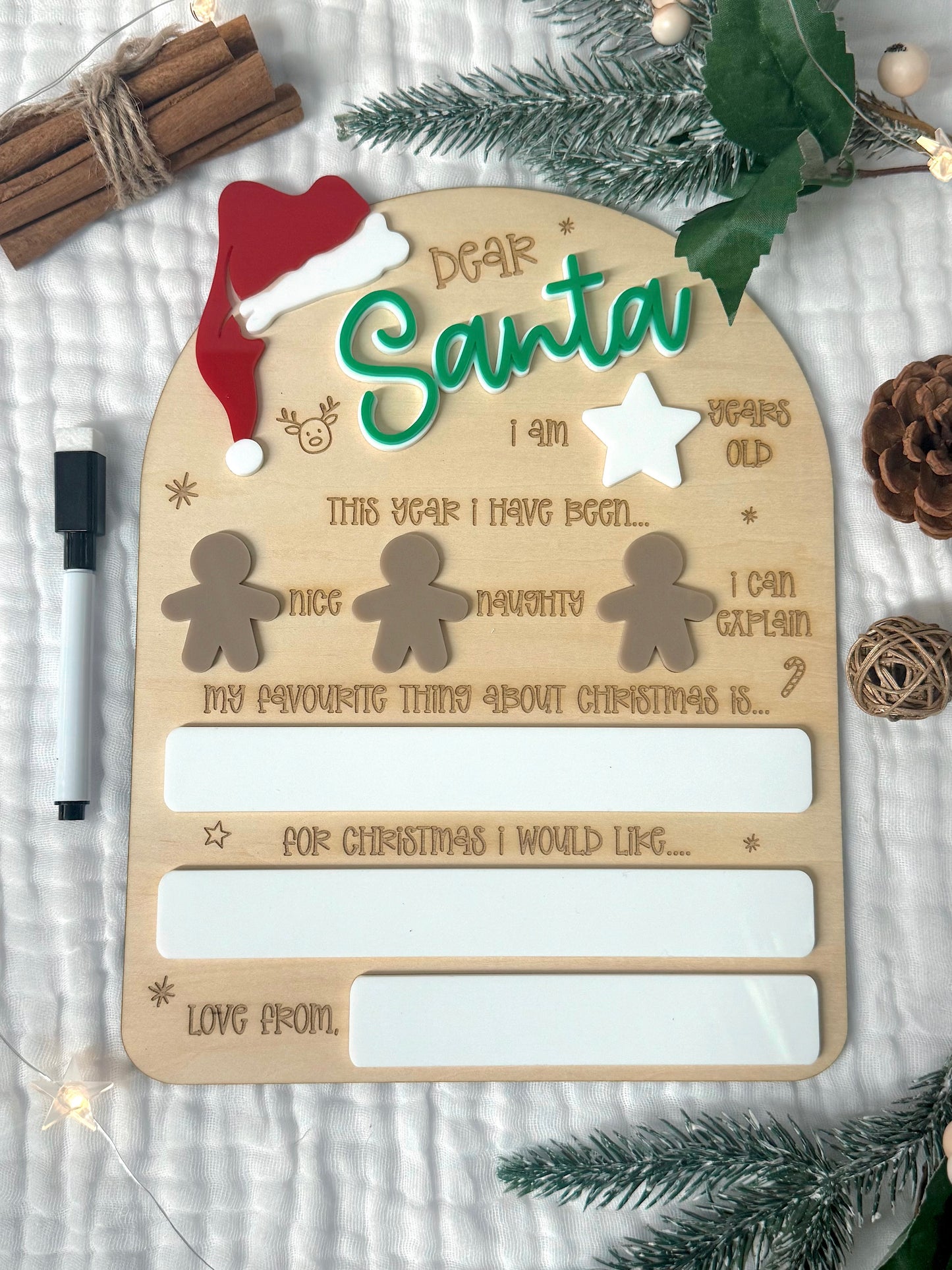 Santa Wishlist Board