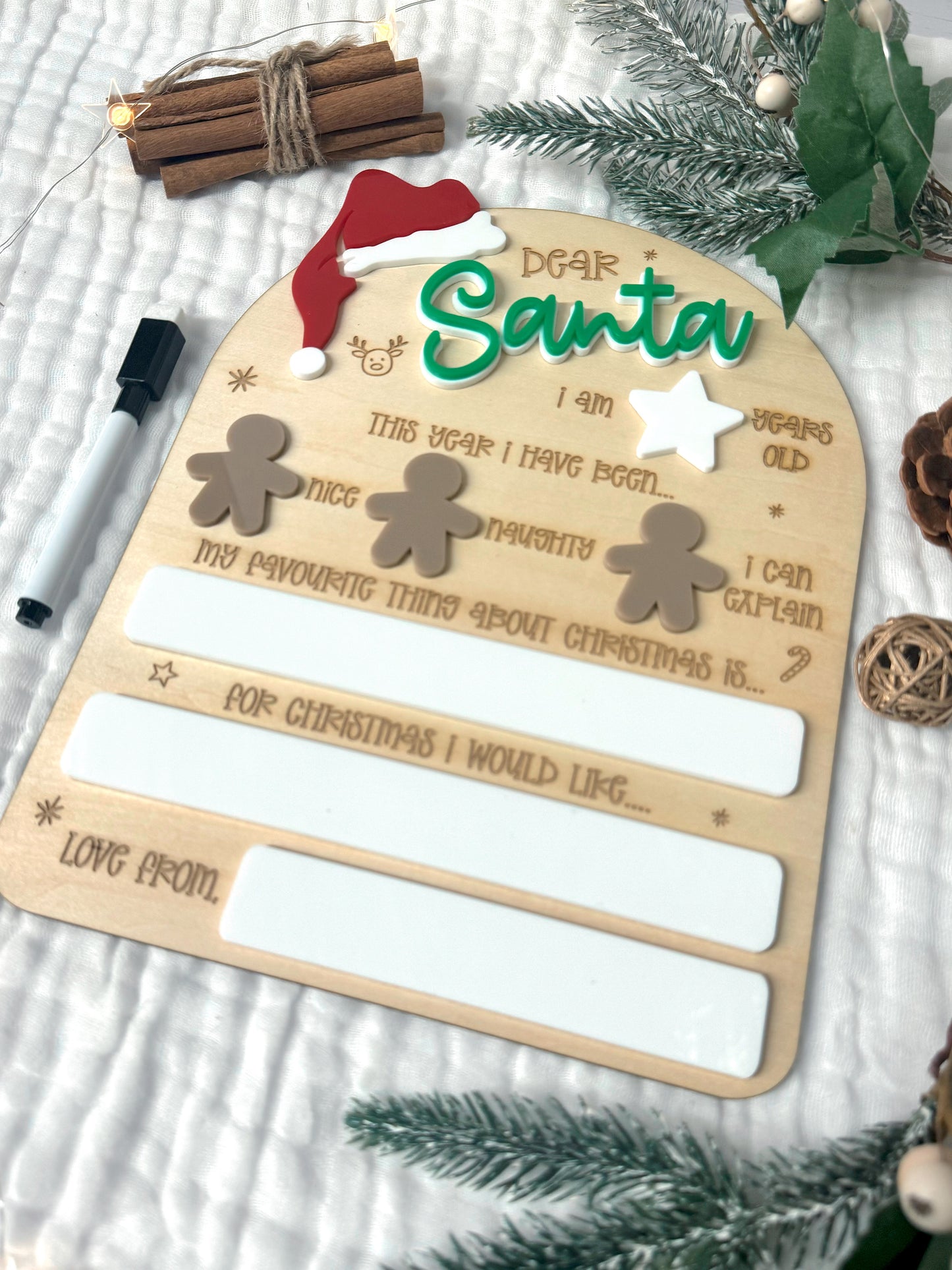 Santa Wishlist Board
