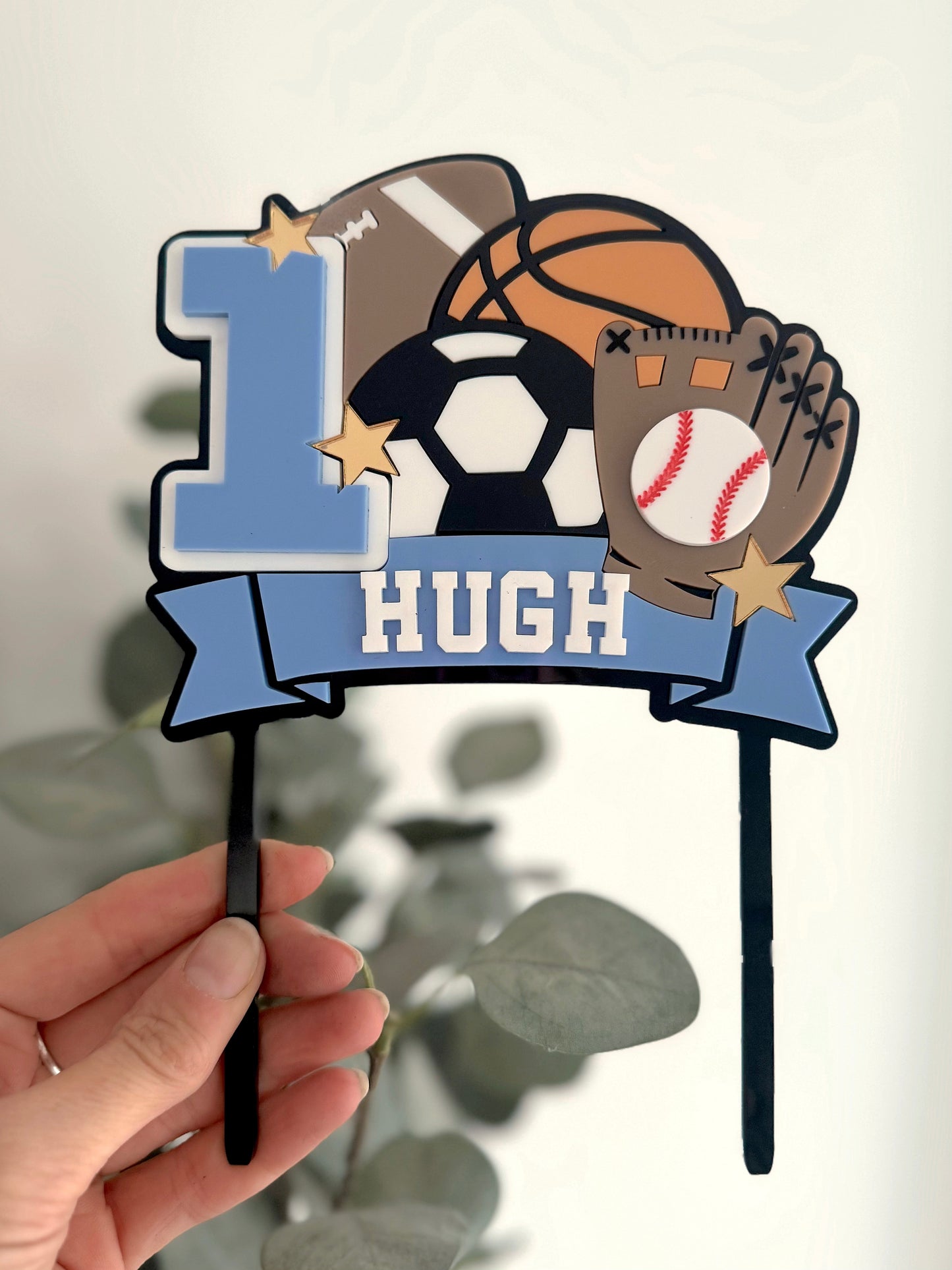 Sports Ball Cake Topper