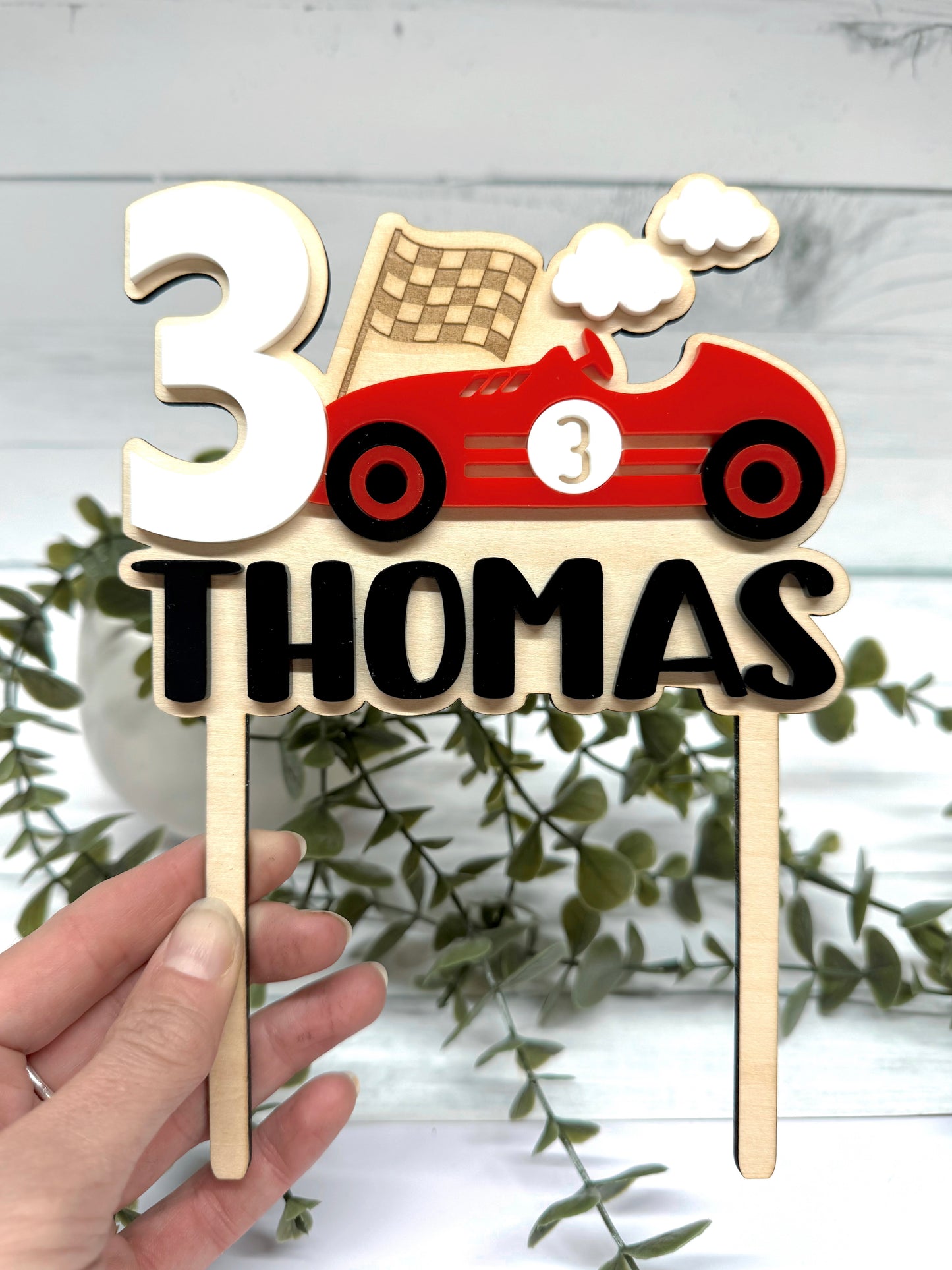 Racing Car Cake Topper