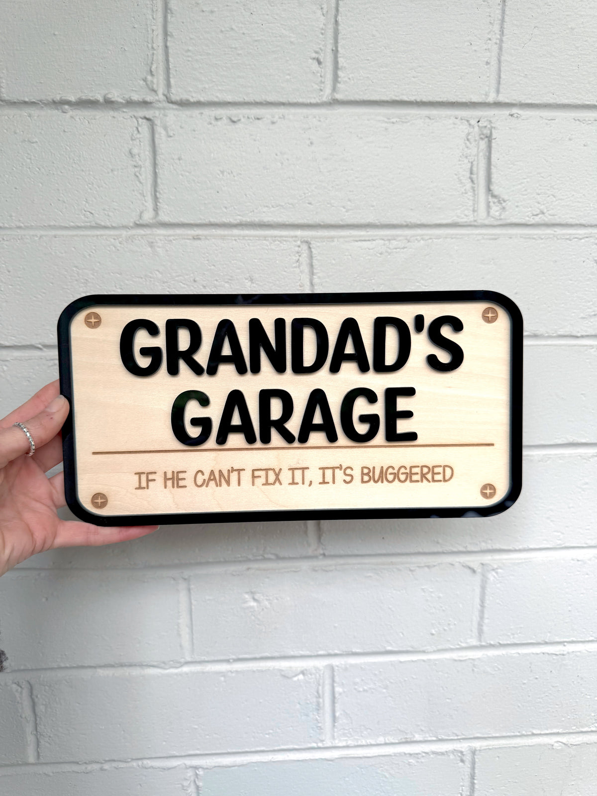 Custom Garage Shed Sign