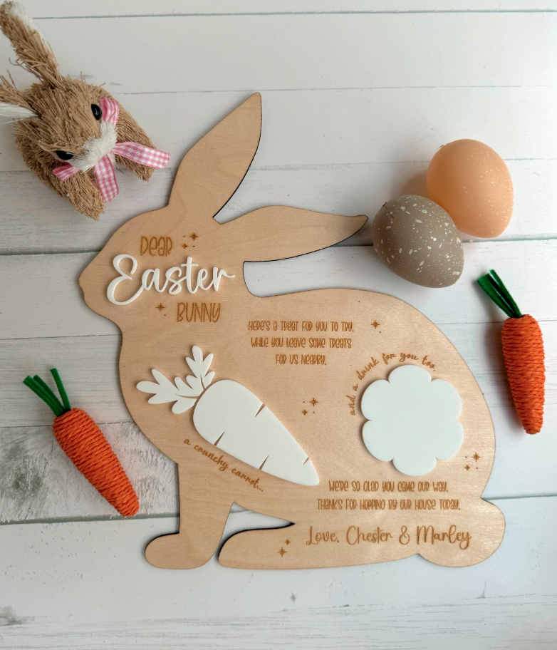 Easter Bunny Rabbit Board