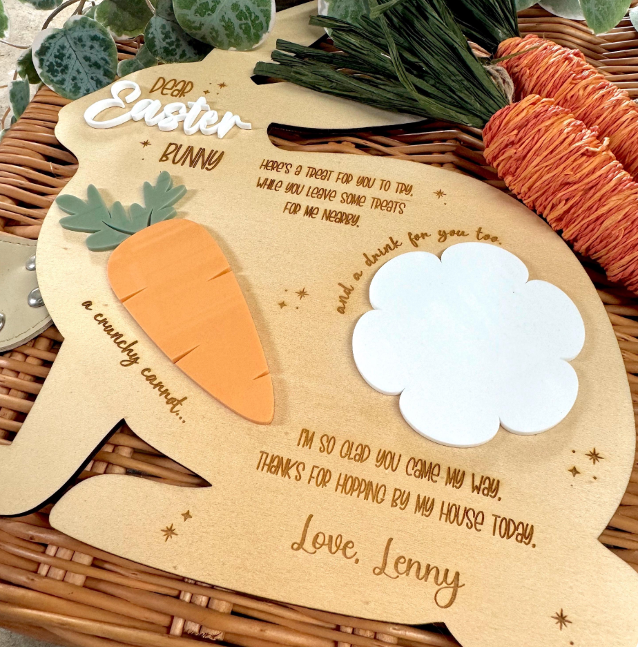 Easter Bunny Rabbit Board