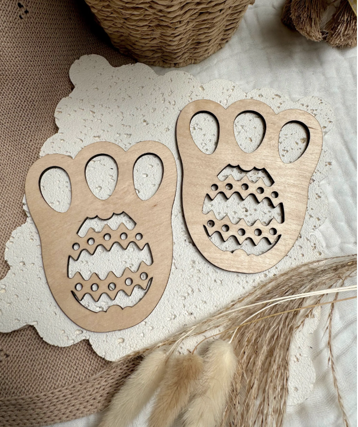 Easter Bunny Footprints