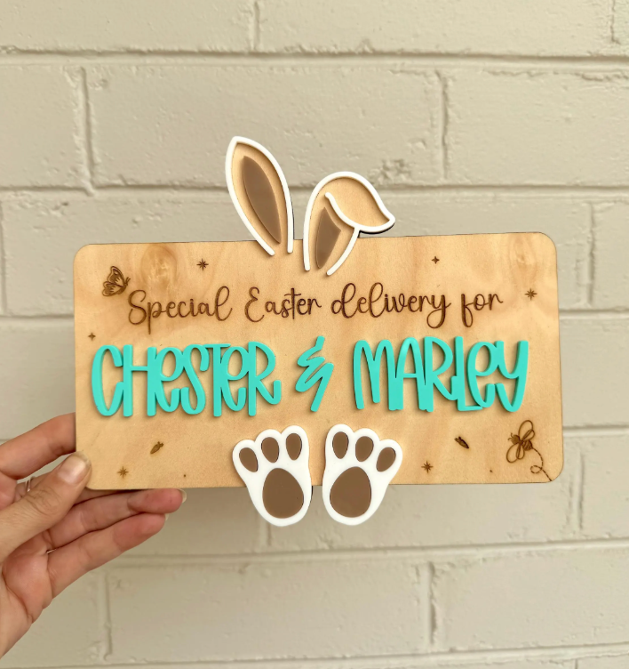 Easter Crate Plaque