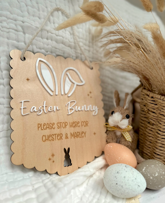Easter Bunny Please Stop Here