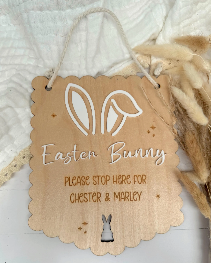 Easter Bunny Please Stop Here