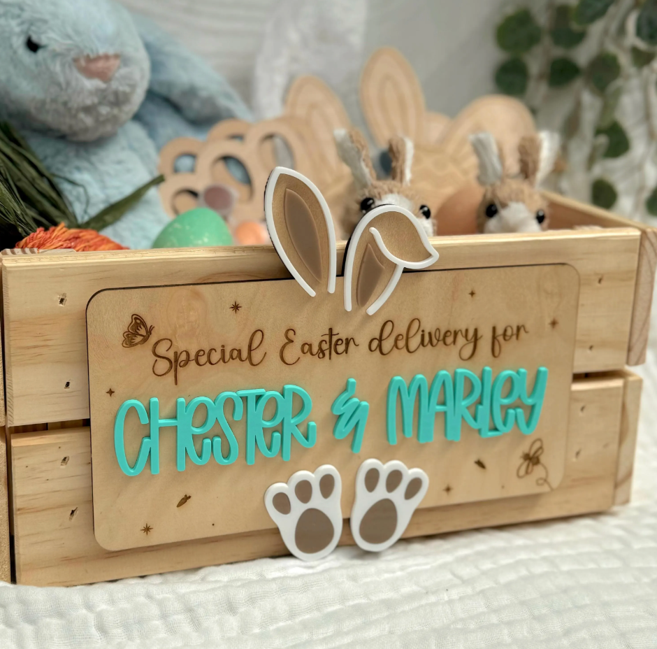Easter Crate Plaque