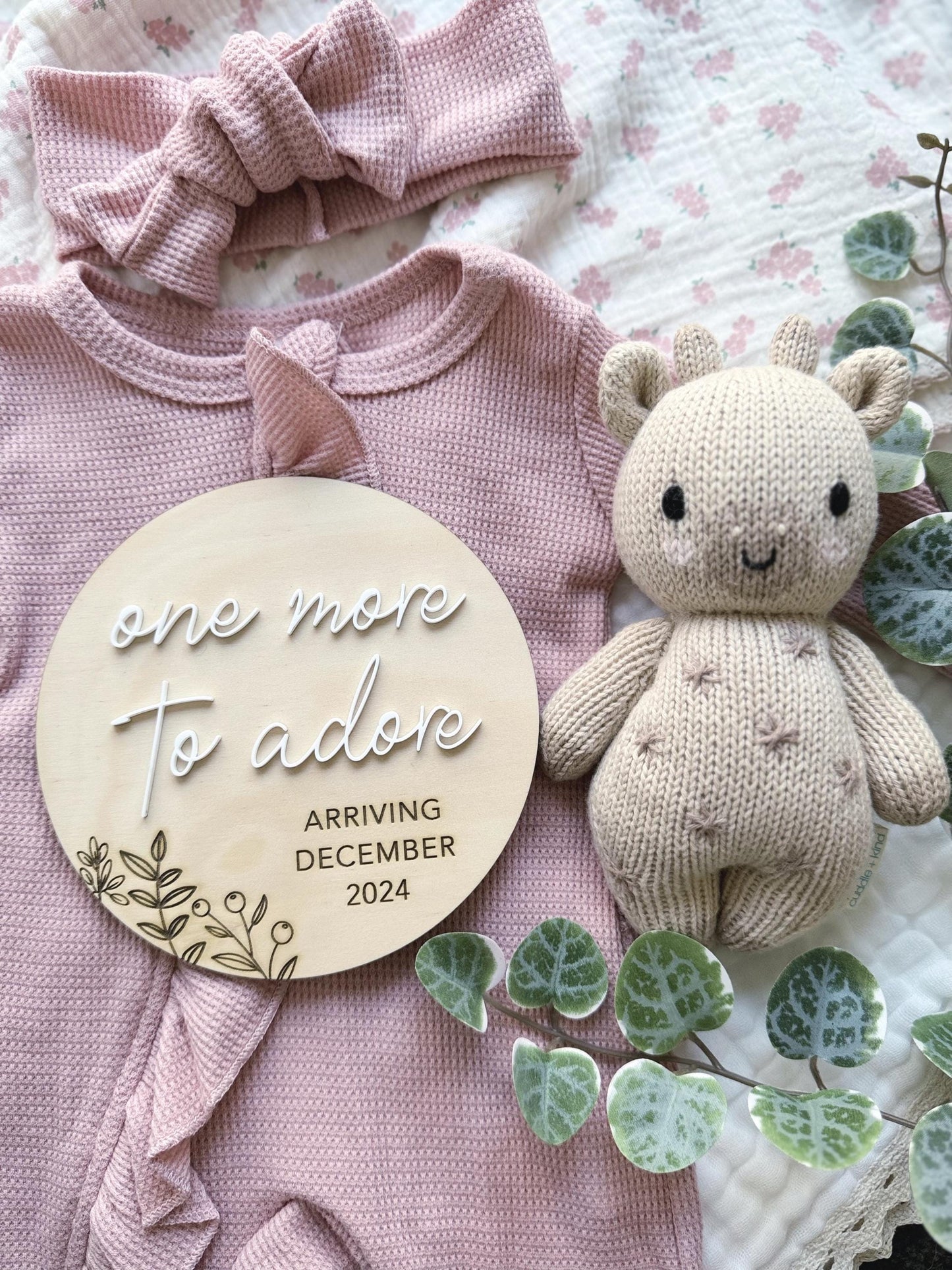 Pregnancy Announcement Plaque