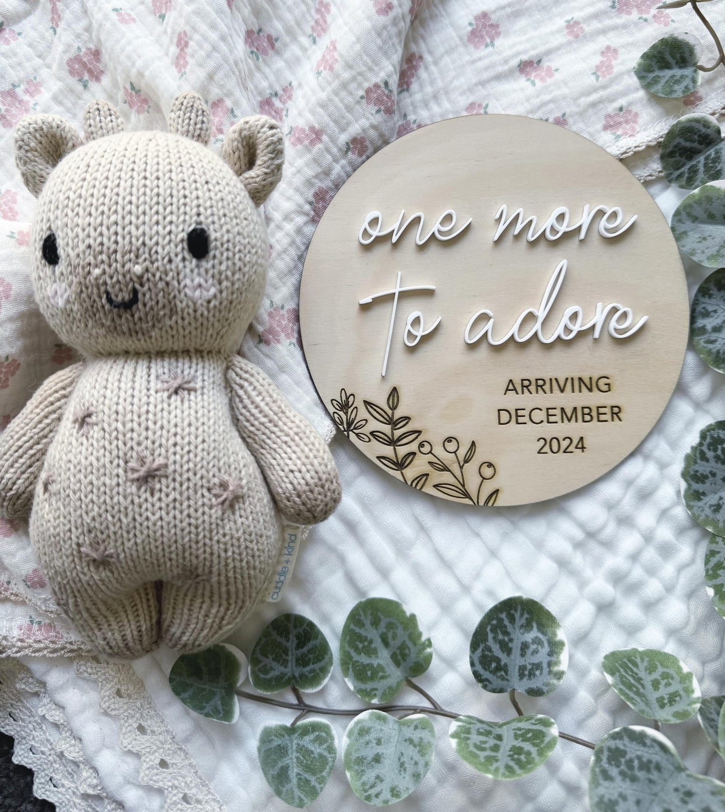 Pregnancy Announcement Plaque