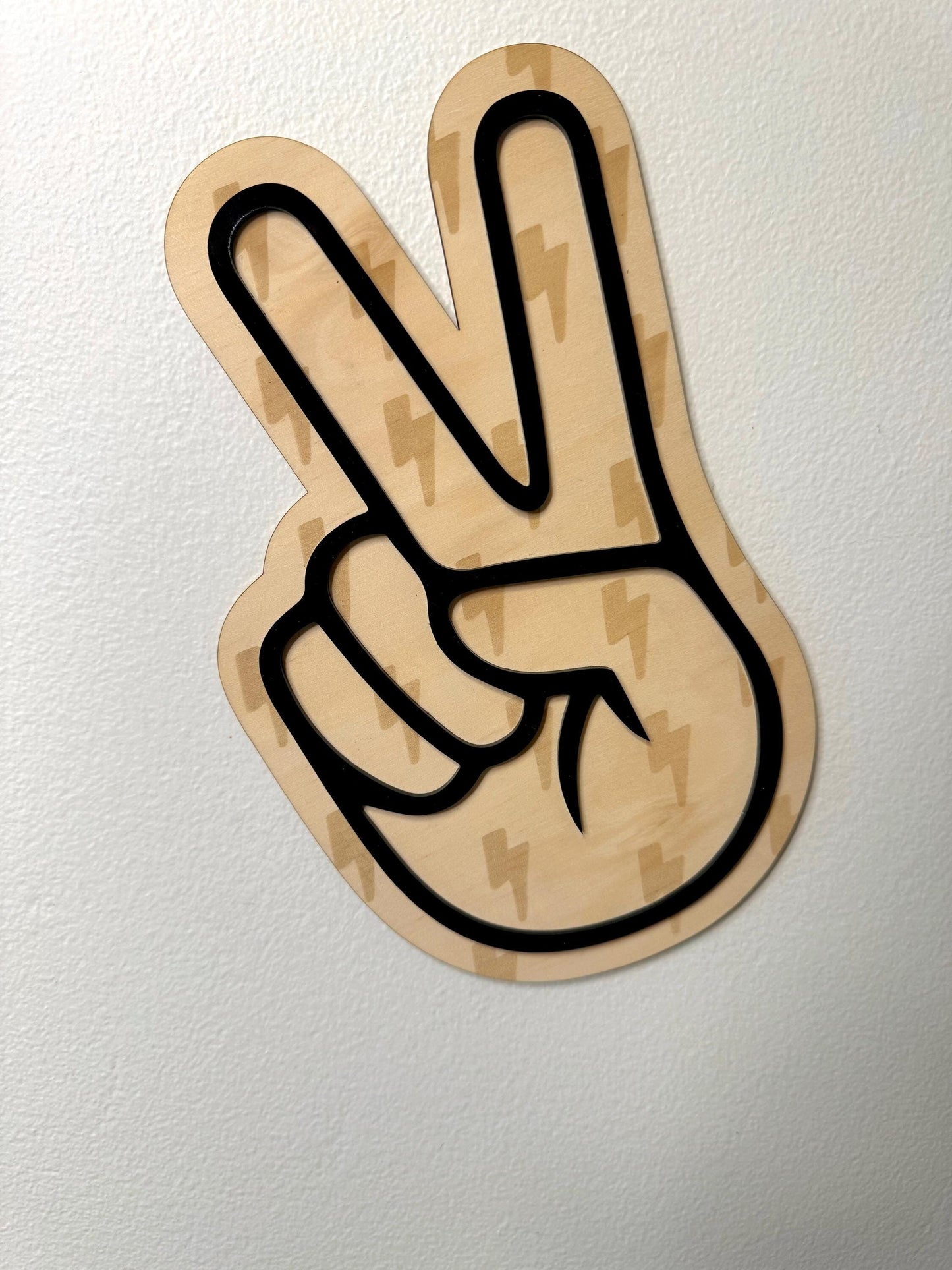 Acrylic Peace Sign