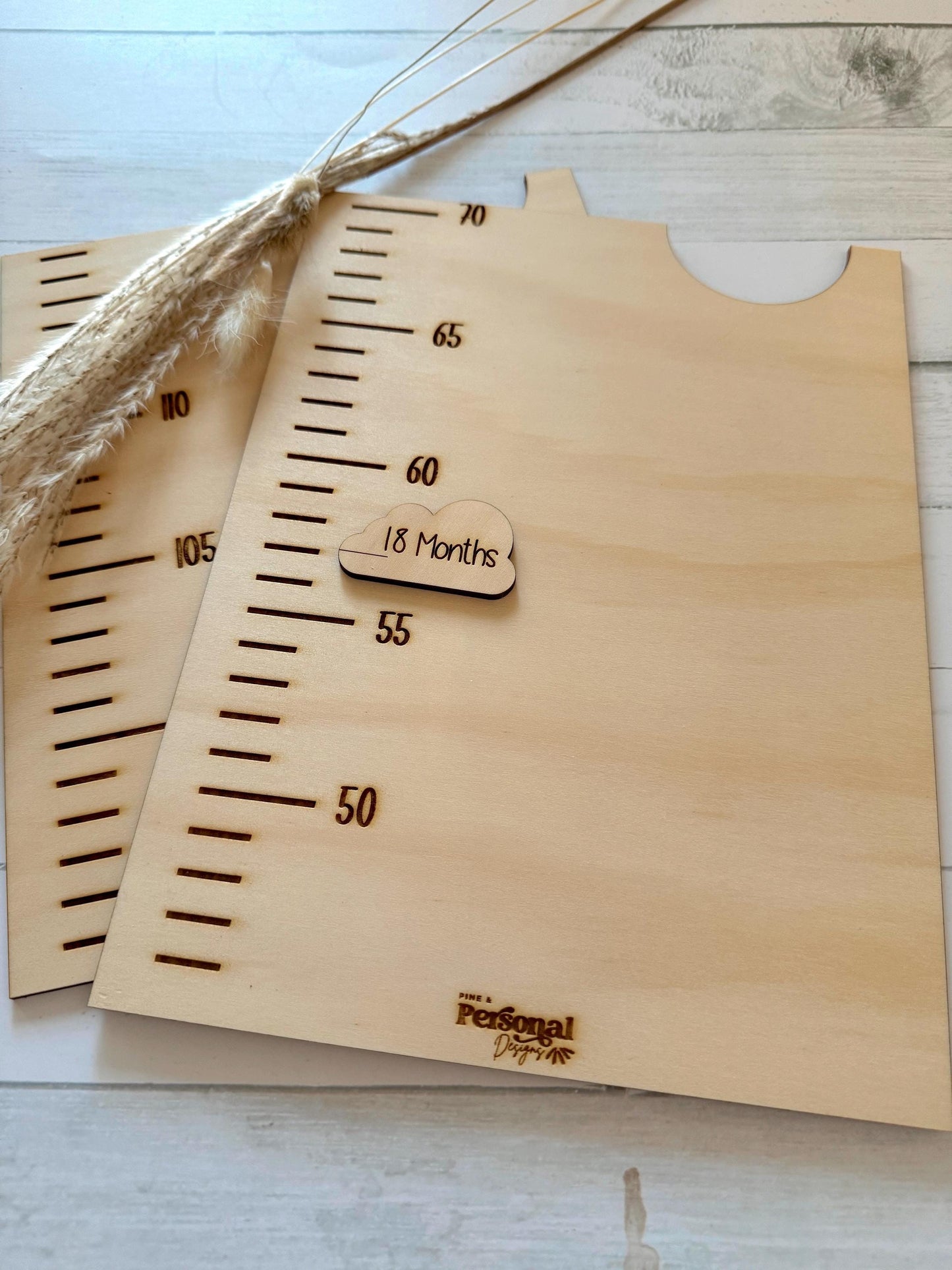 Wooden Growth Chart Markers