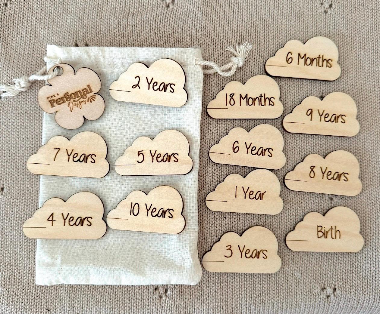 Wooden Growth Chart Markers