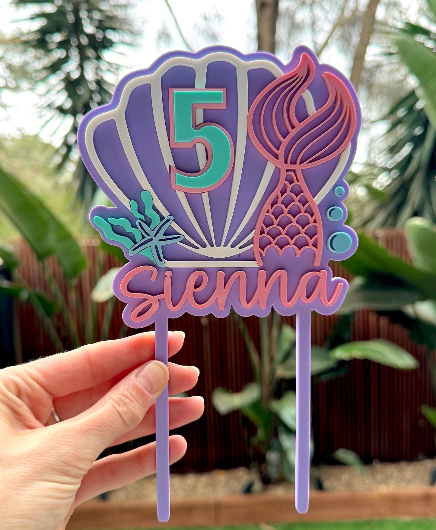 Mermaid Cake Topper