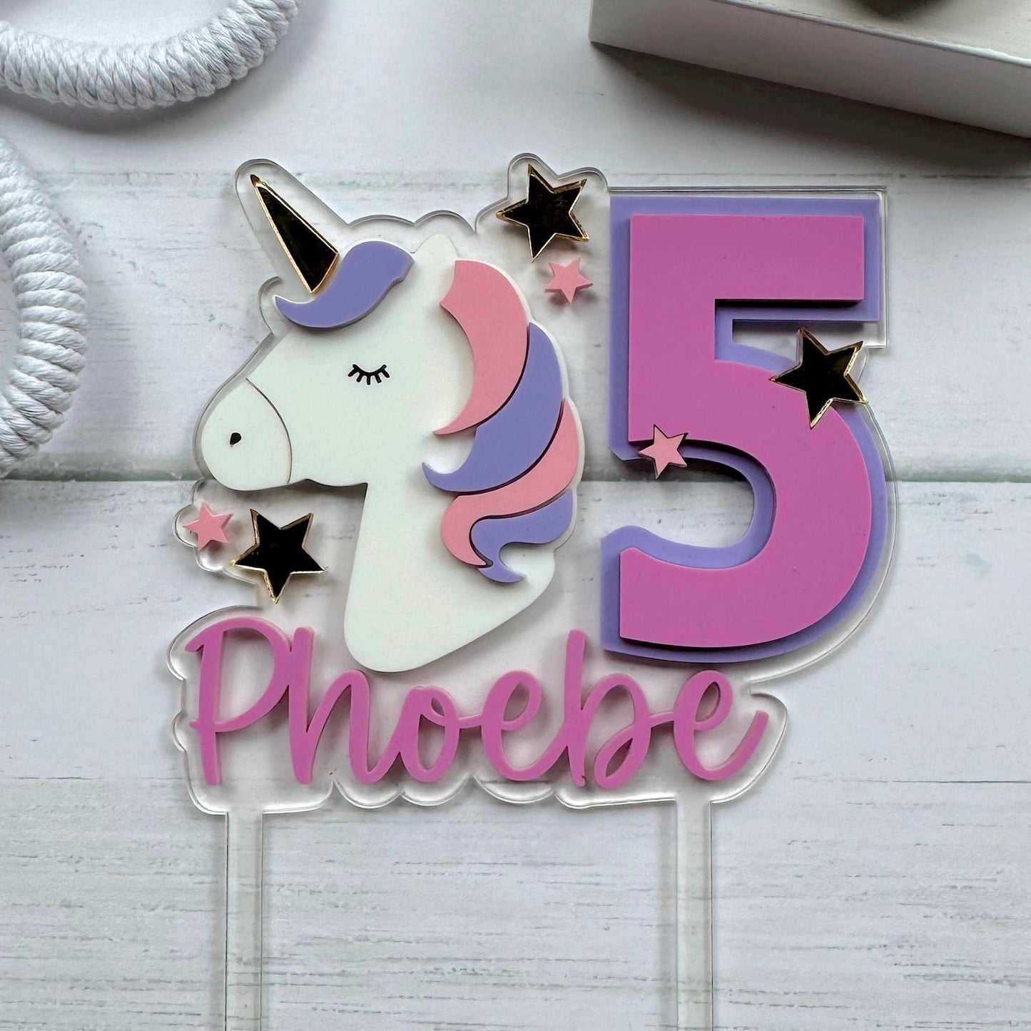 Unicorn Cake Topper