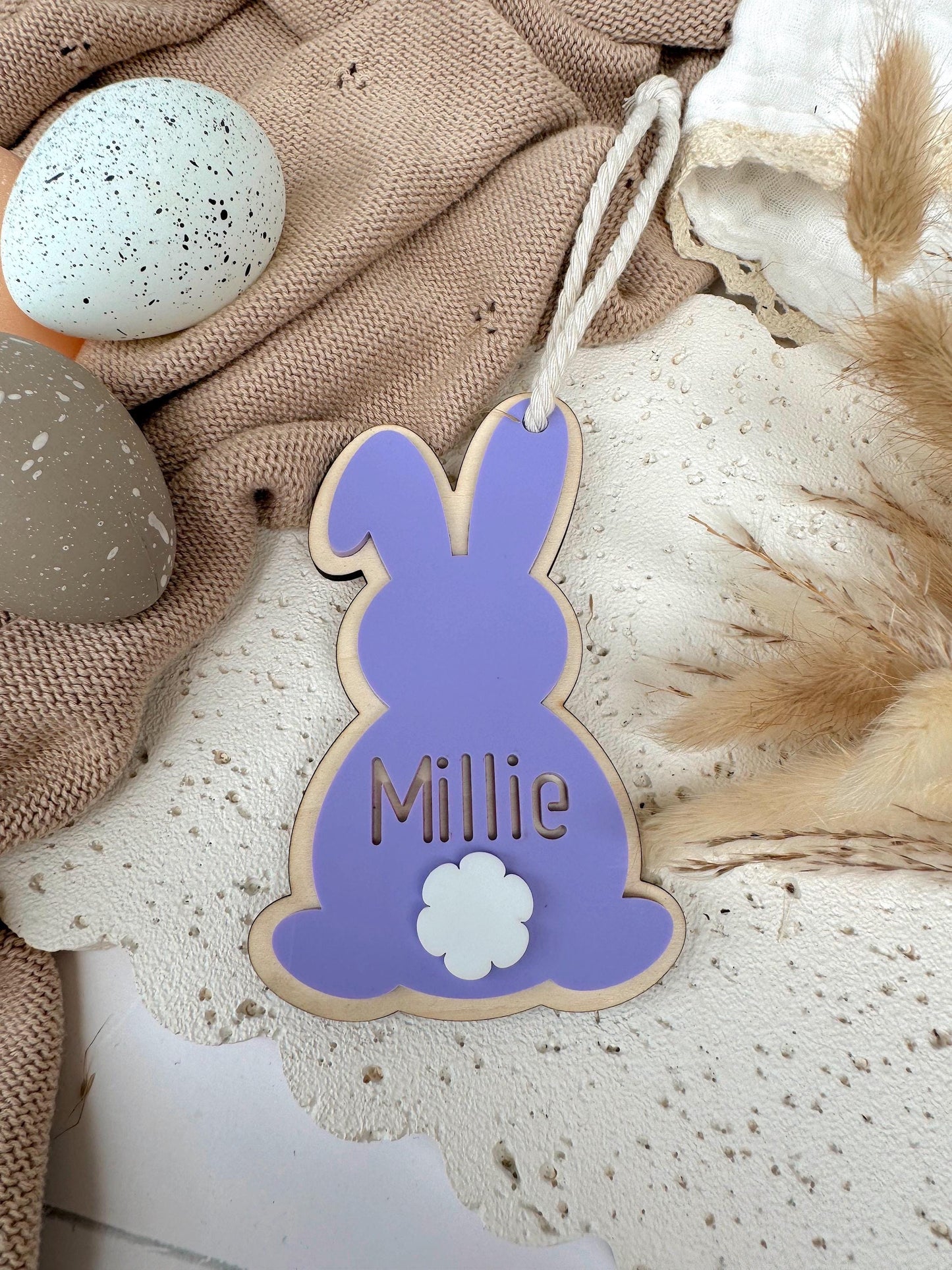 Easter Bunny Basket Tag