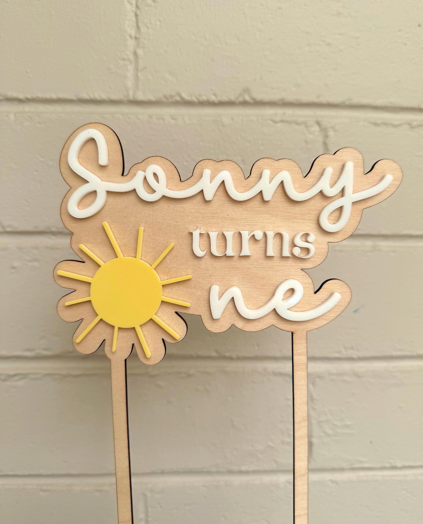 Sun Cake Topper