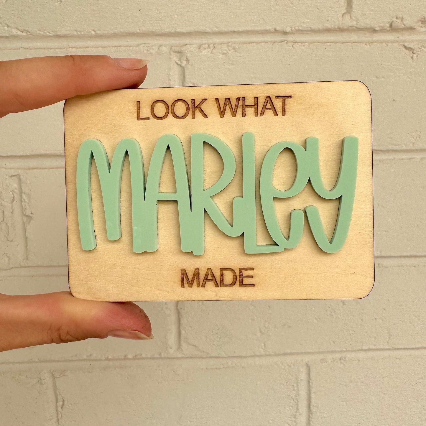 Look What I Made Fridge Magnet