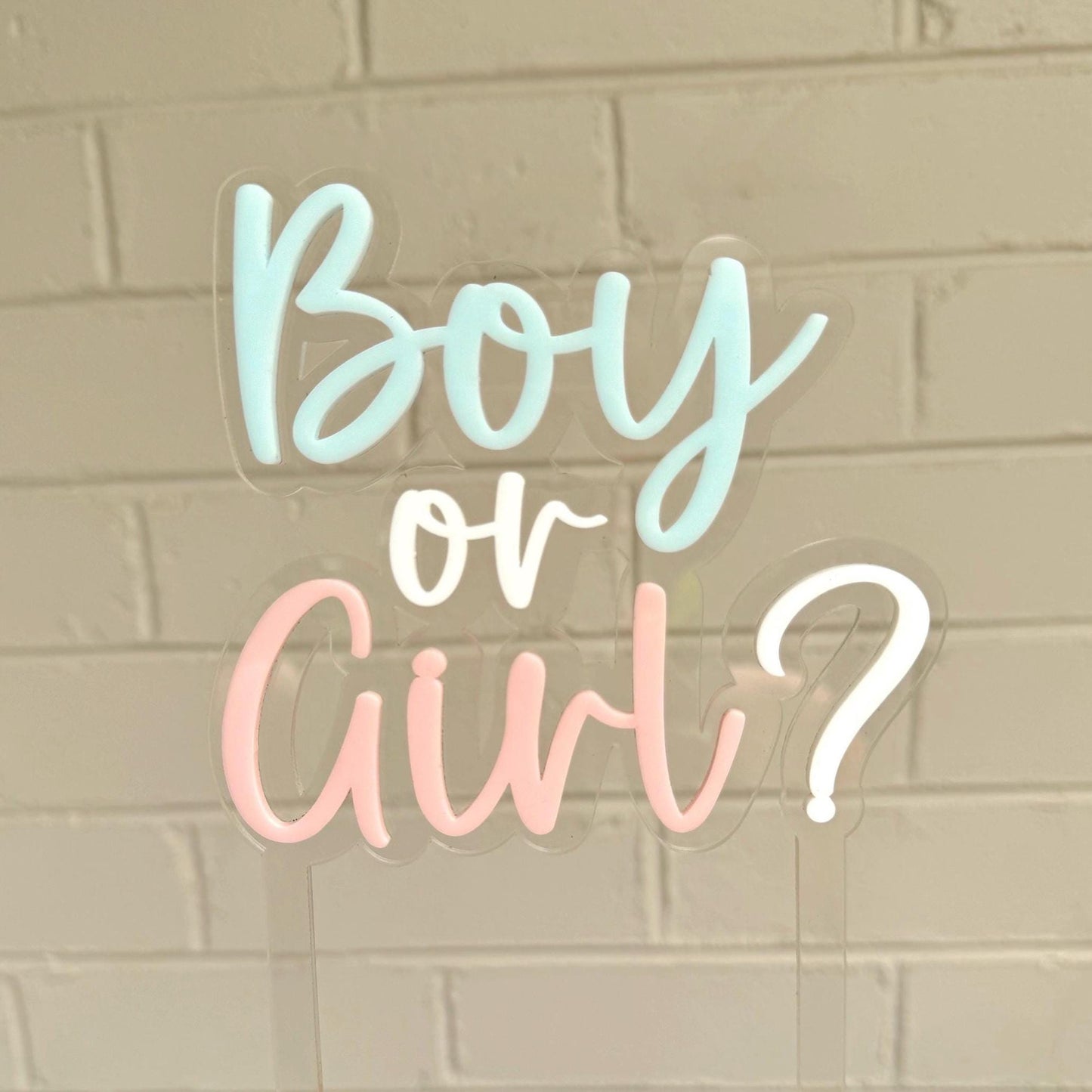 Baby Shower Cake Topper