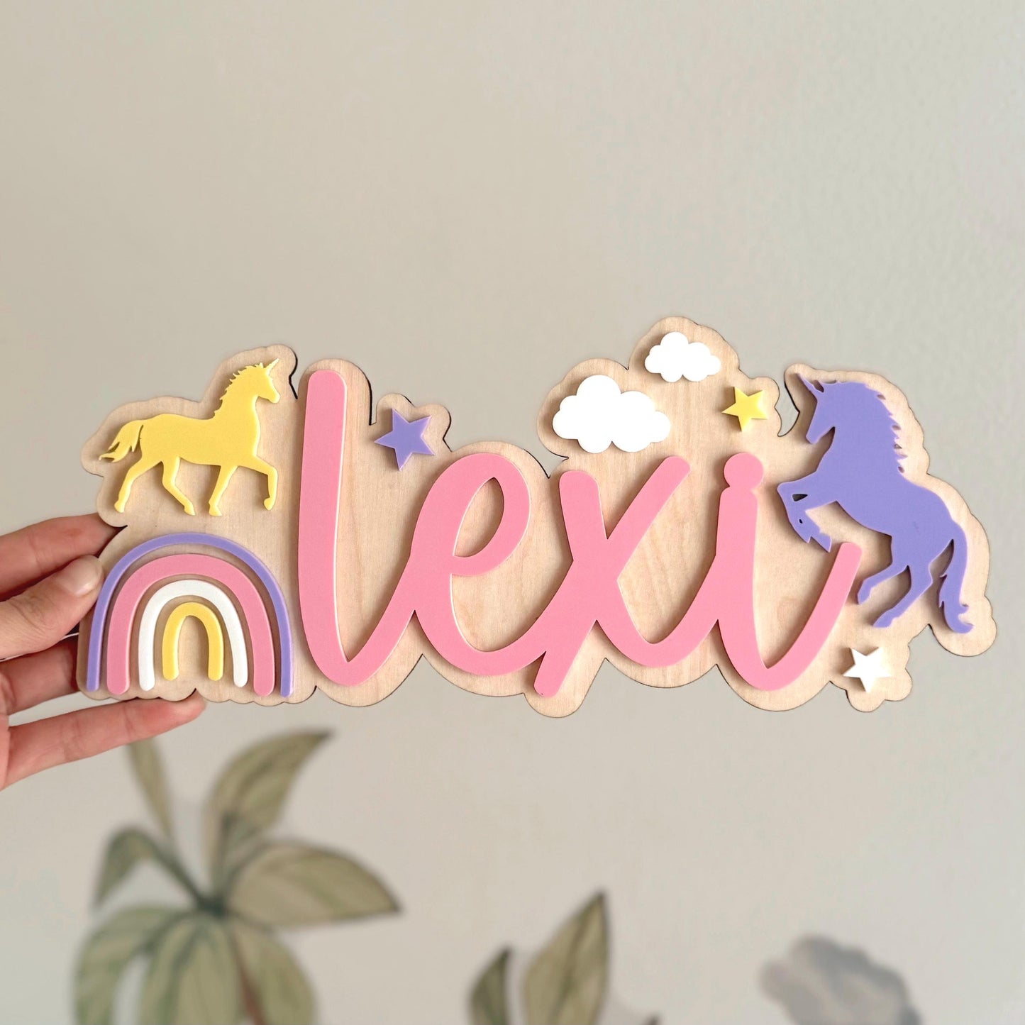 Unicorn Room Plaque