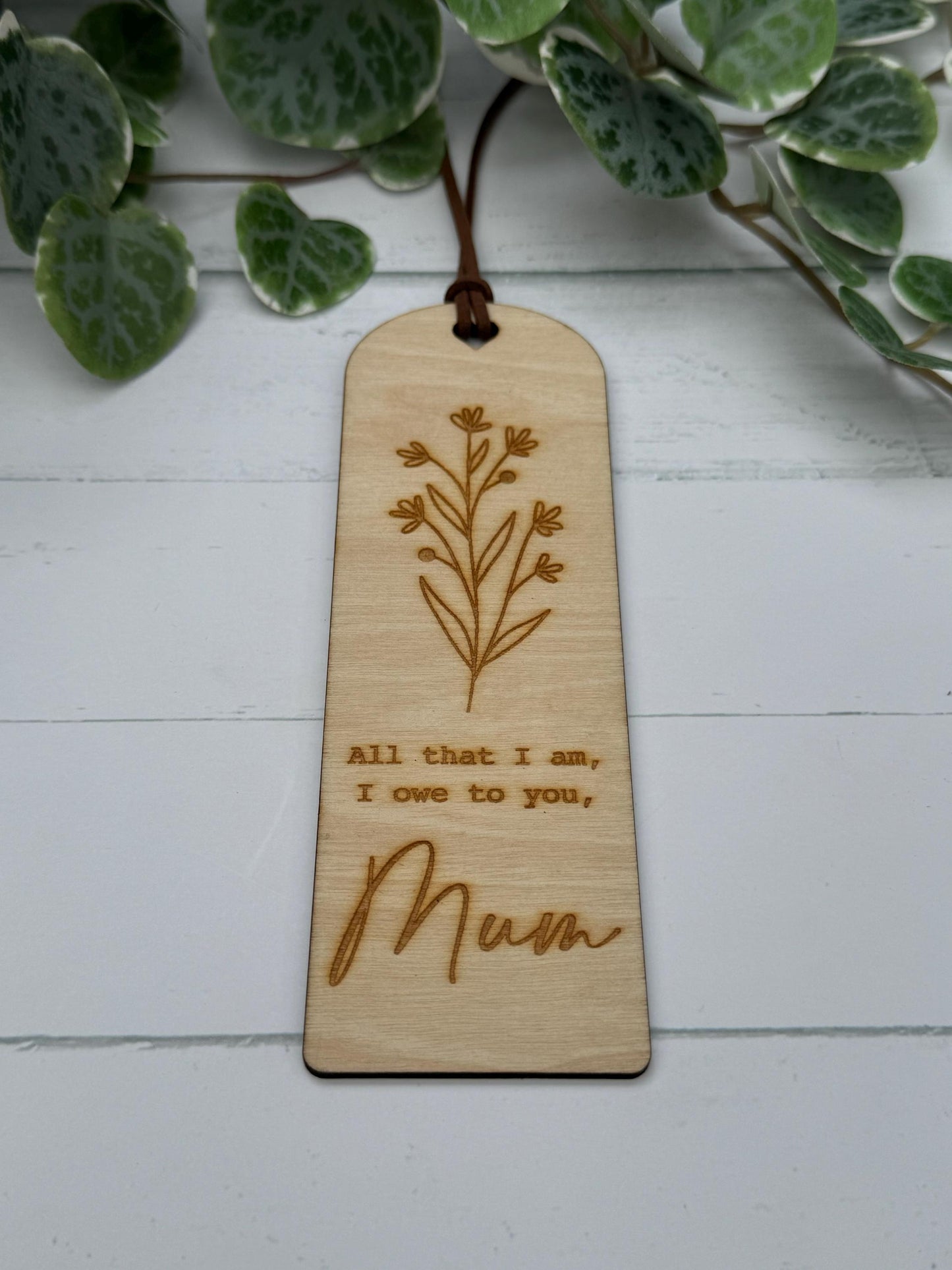 Wooden Bookmark