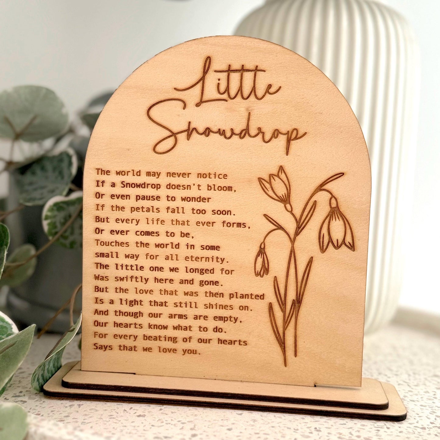 Little Snowdrop Miscarriage Gift
