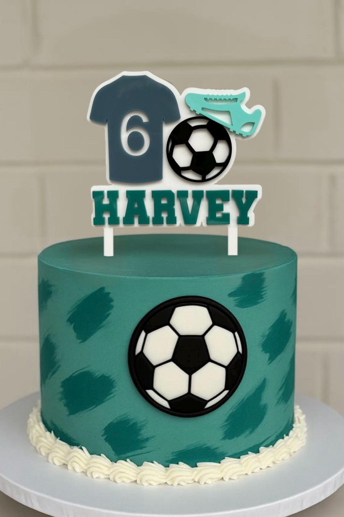 Soccer Cake Topper