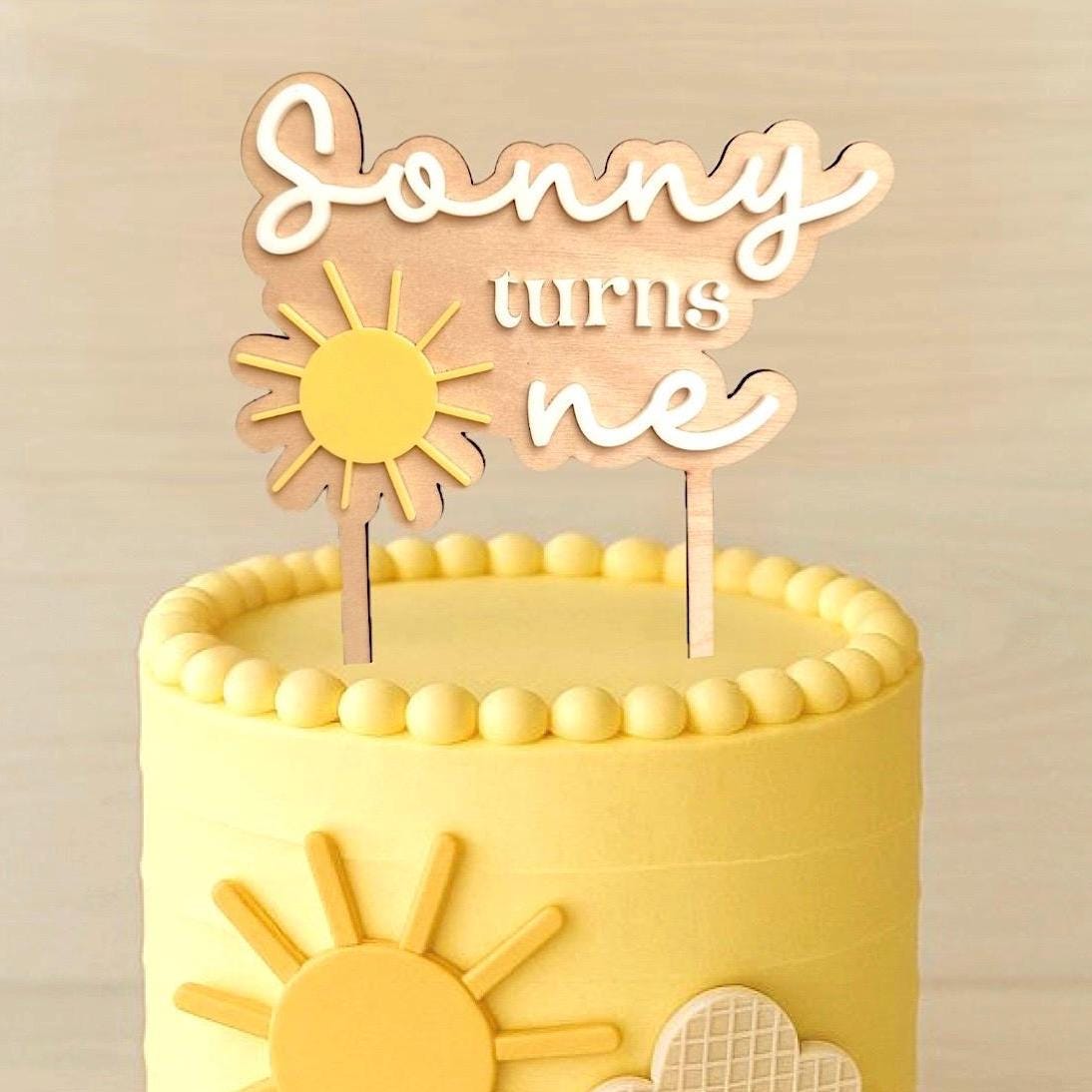 Sun Cake Topper