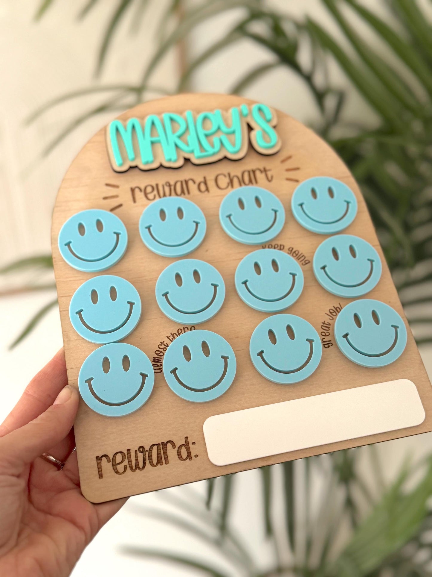 Smiley Face Reward Chore Chart