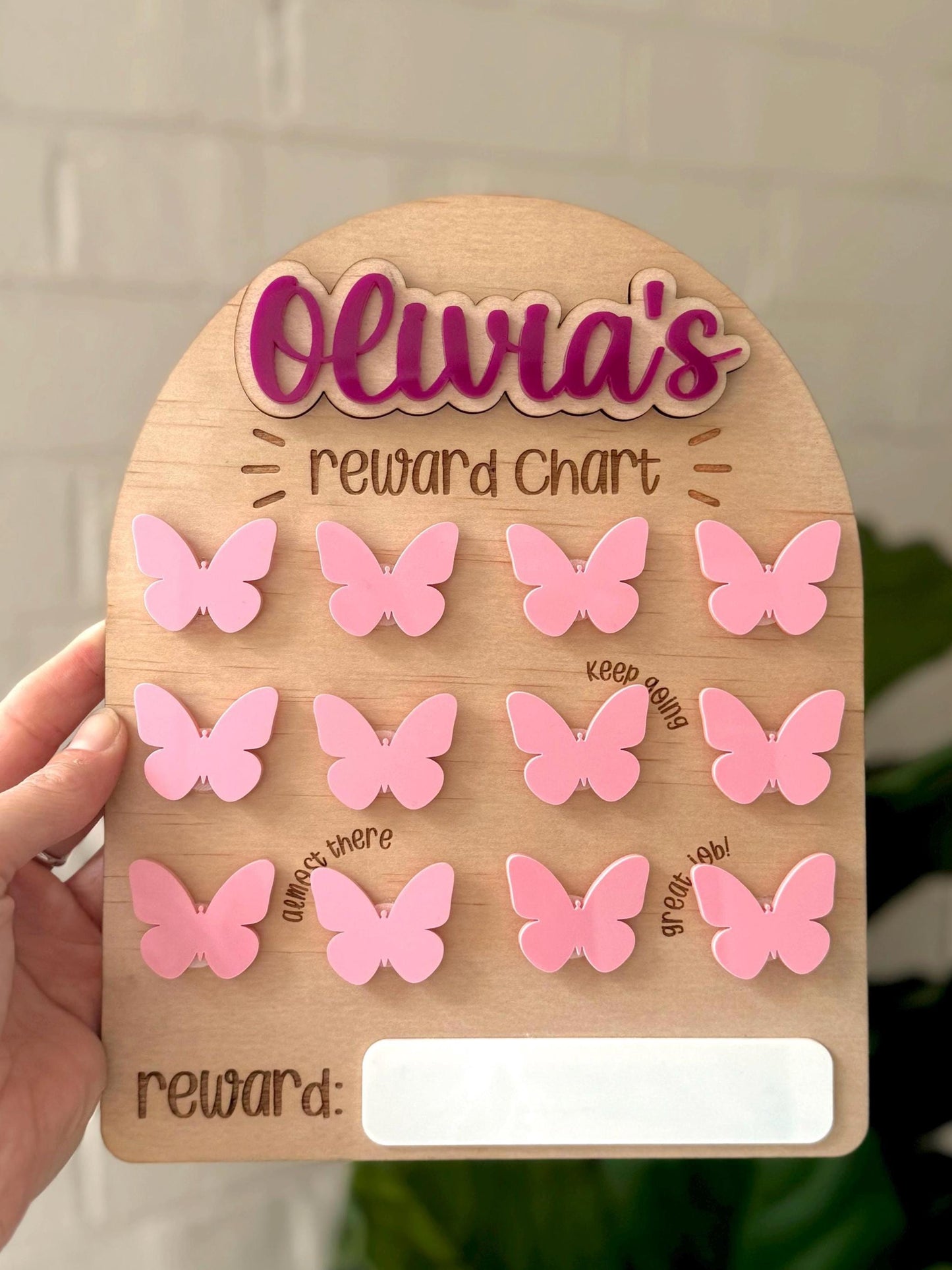 Butterfly Reward Chart