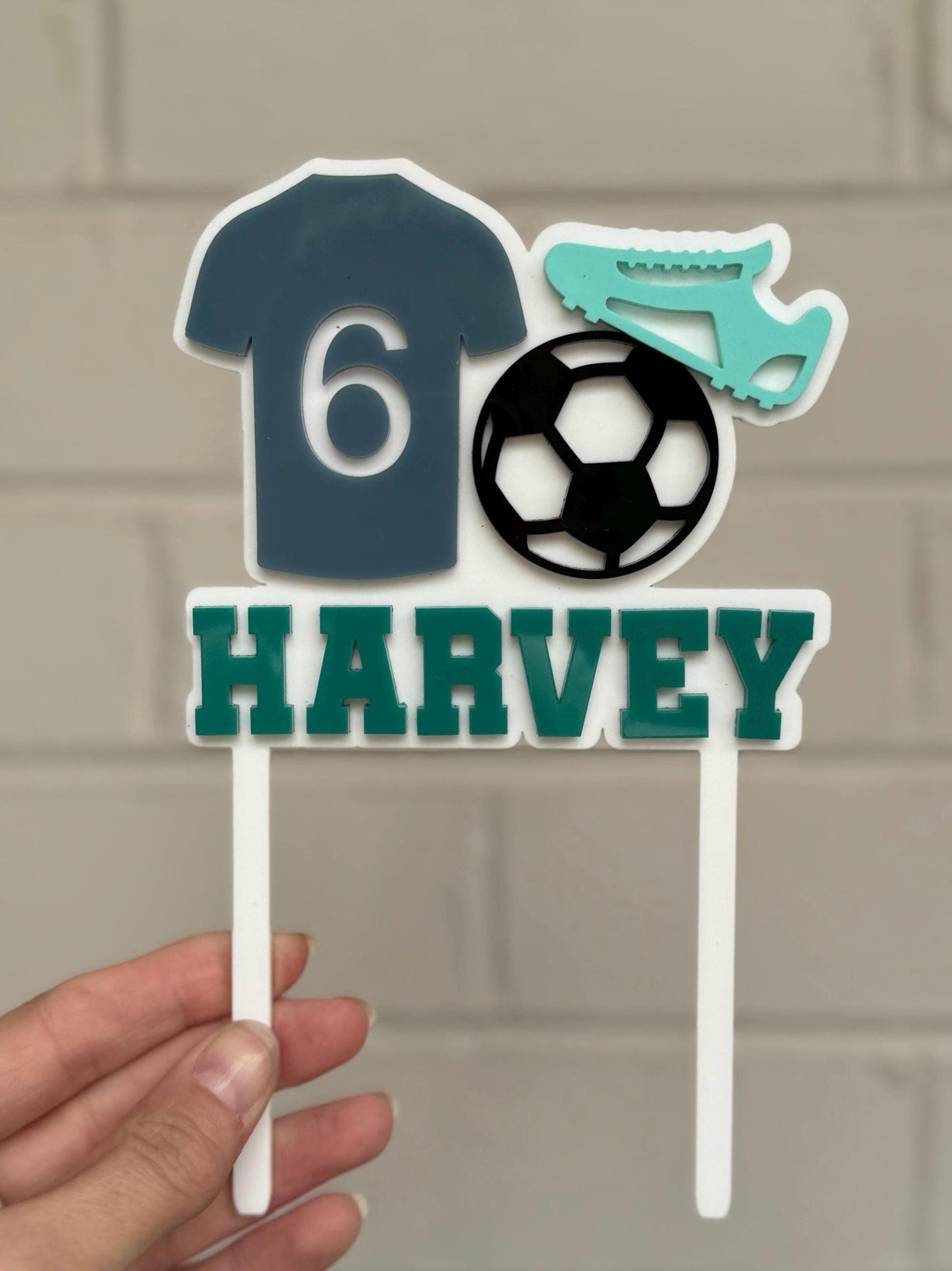 Soccer Cake Topper