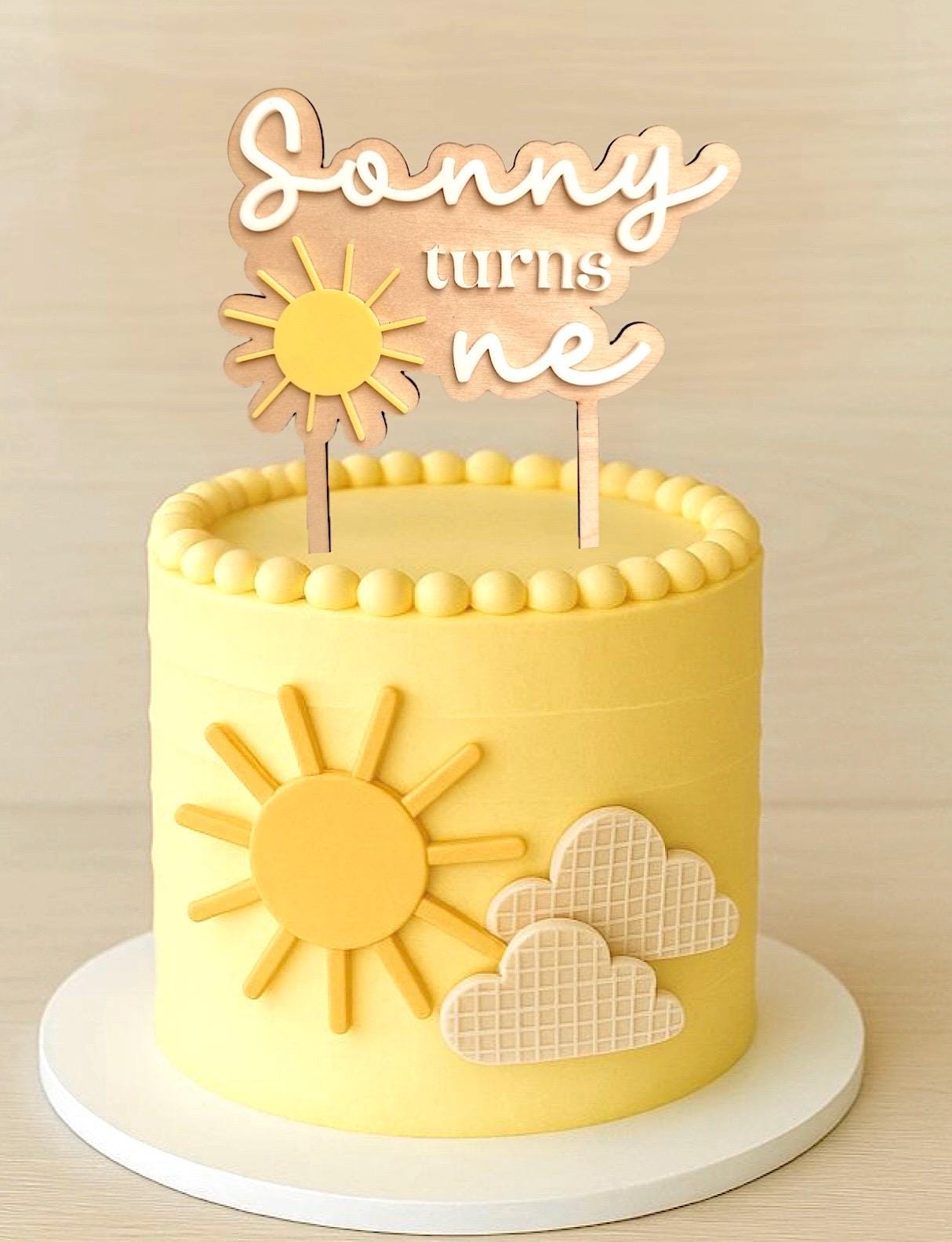 Sun Cake Topper