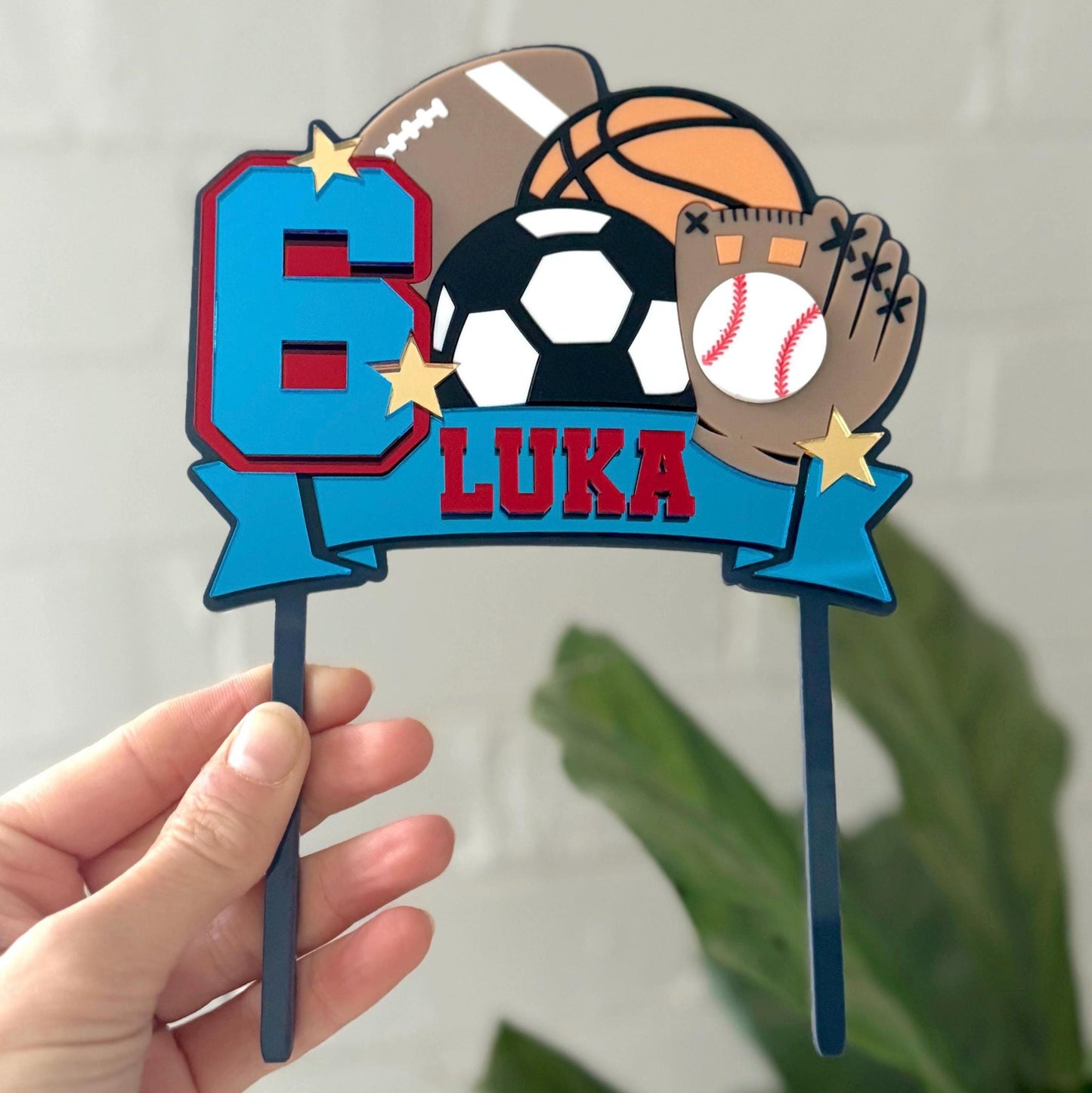 Sports Ball Cake Topper