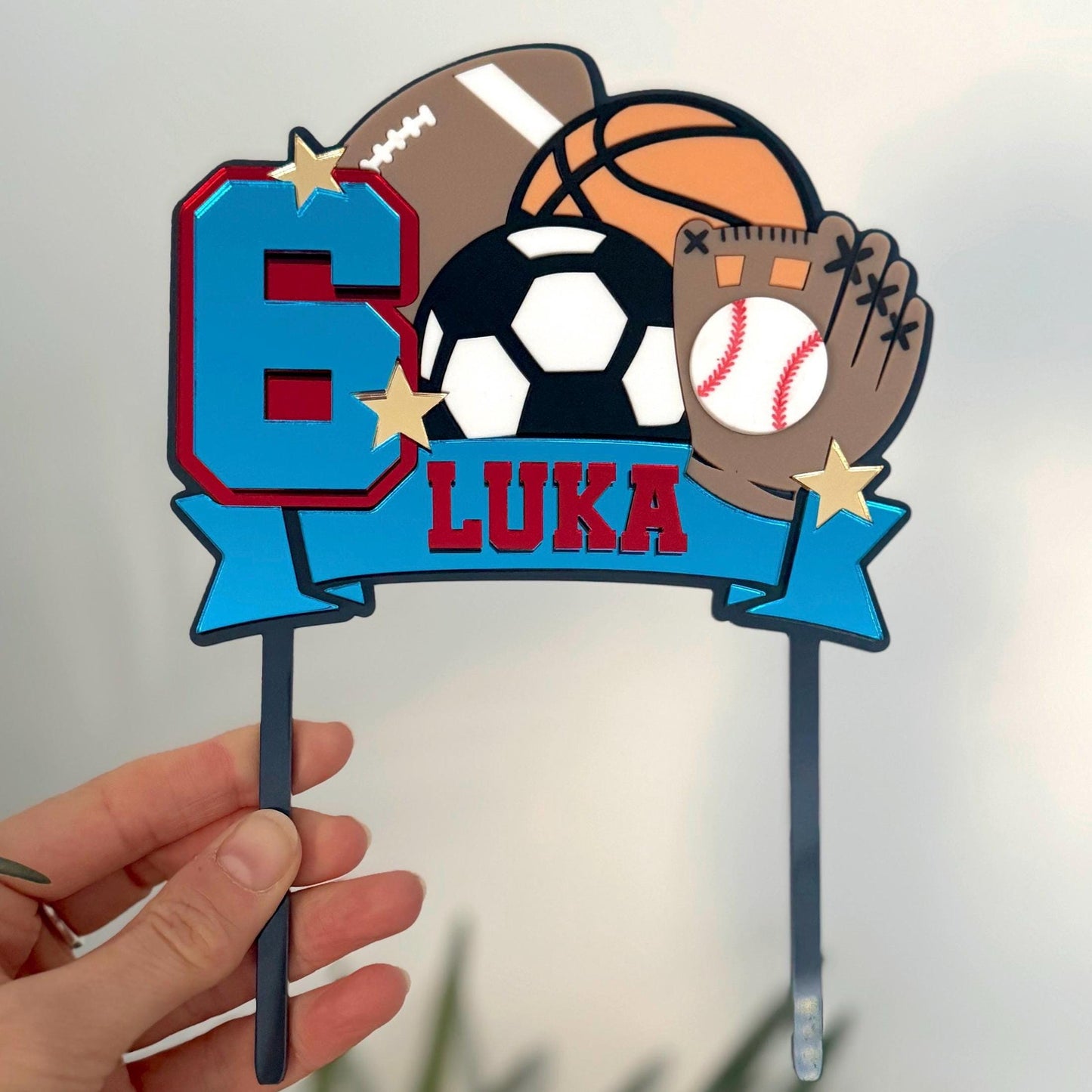 Sports Ball Cake Topper