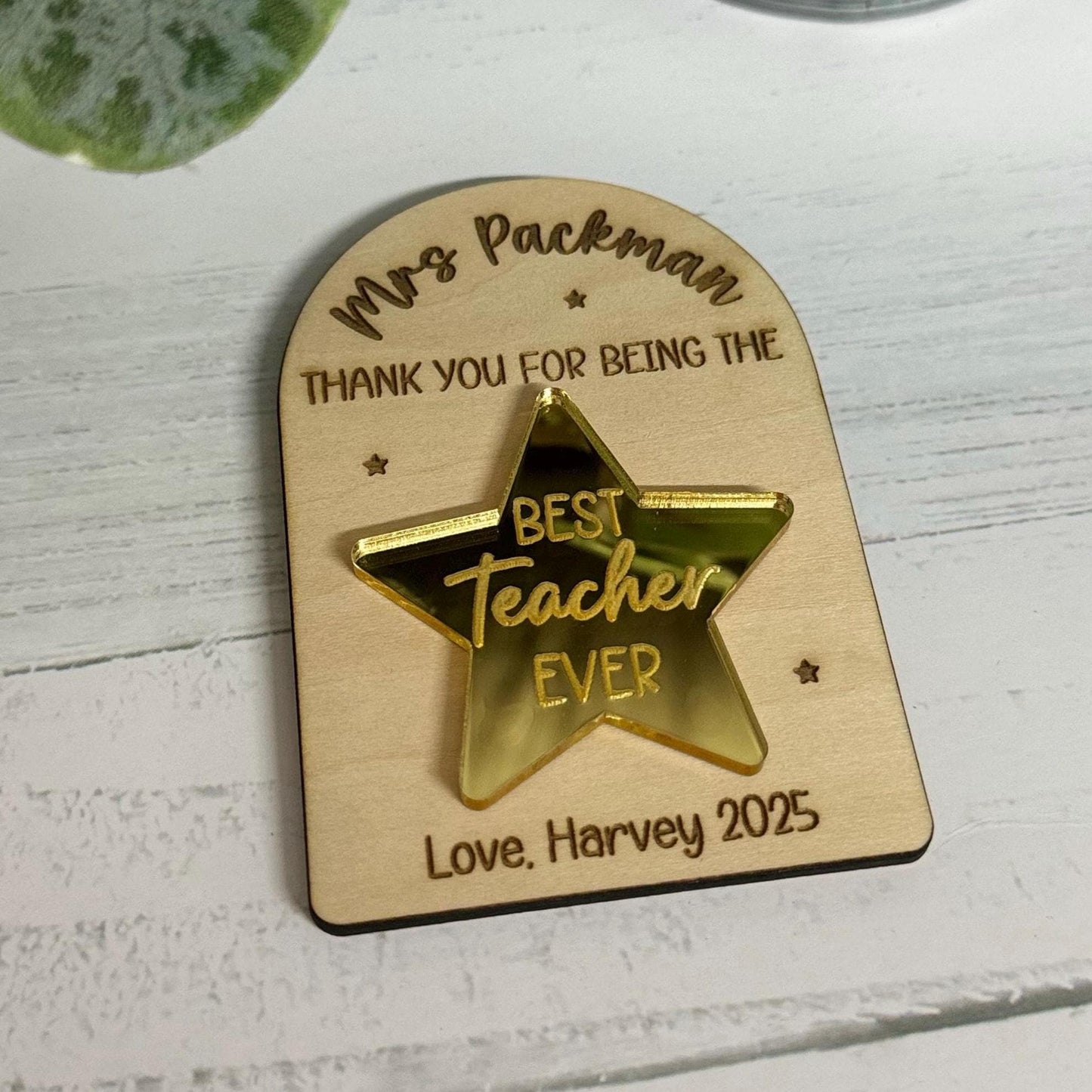 Teacher Gift Star Magnet