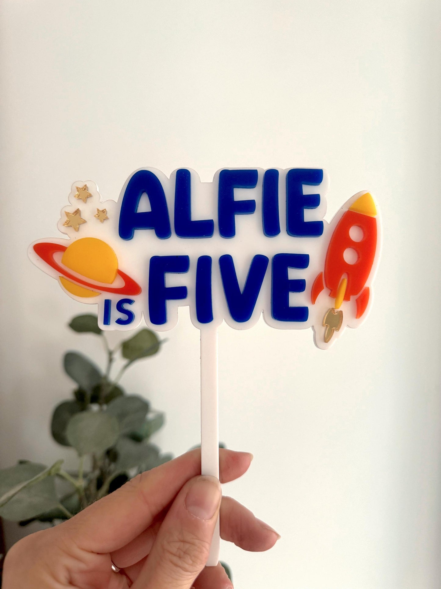 Space Cake Topper