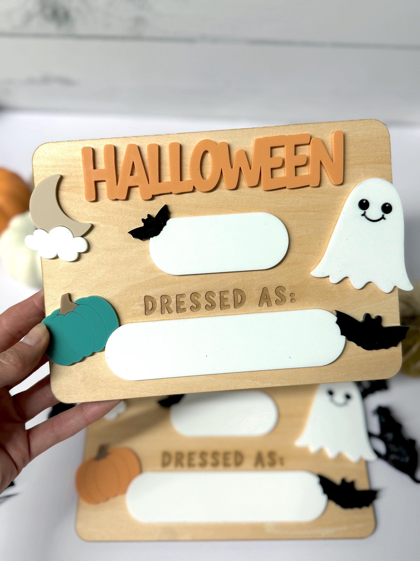Halloween Costume Plaque