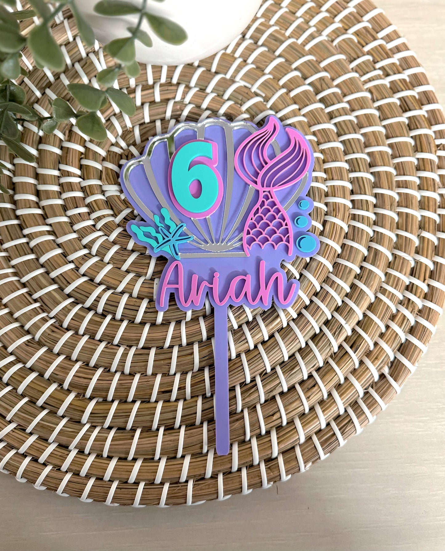 Mermaid Cake Topper