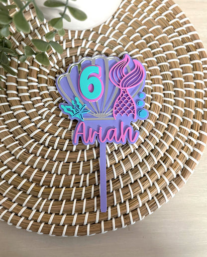 Mermaid Cake Topper