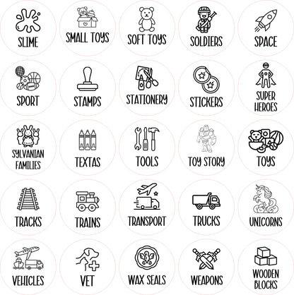 Wooden Trofast Labels