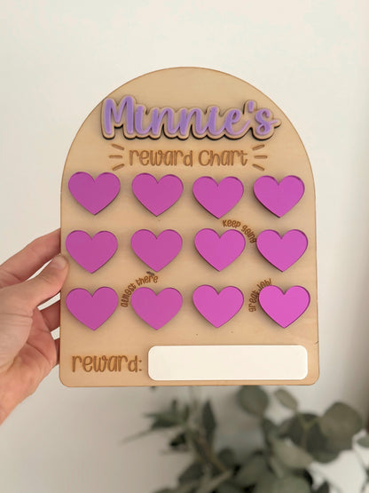 Love Heart Reward Chart