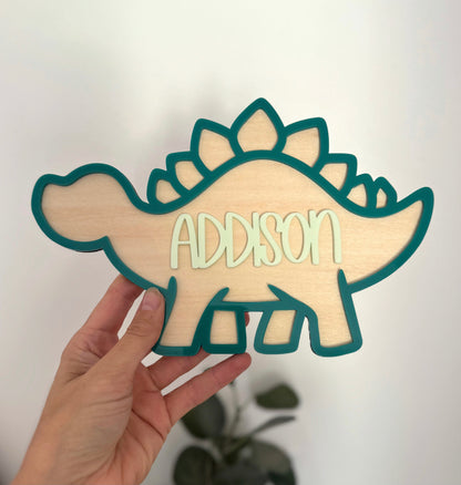 Dinosaur Door Sign