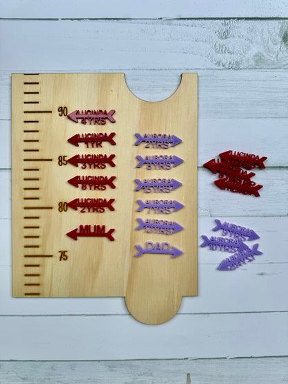 Acrylic Growth Chart Markers