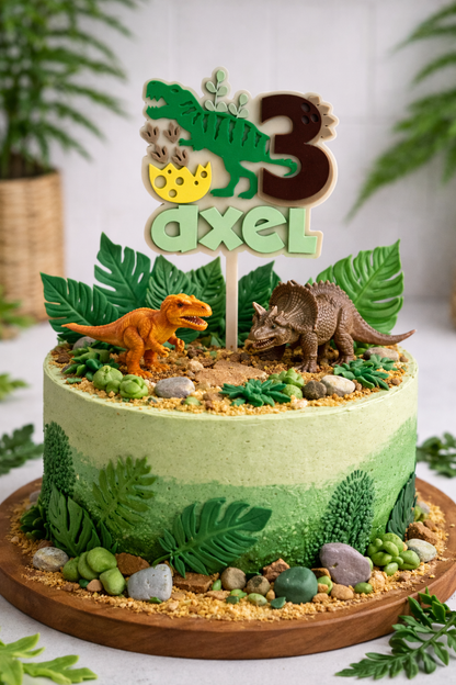 T. Rex Dinosaur Cake Topper