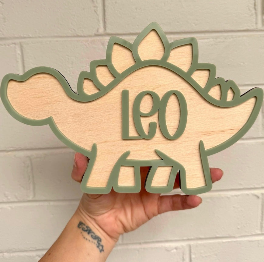 Dinosaur Door Sign