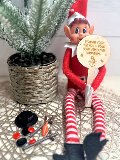 Wooden Elf Props (Set 4)