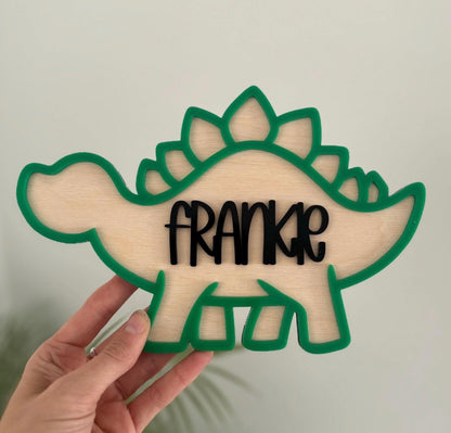 Dinosaur Door Sign