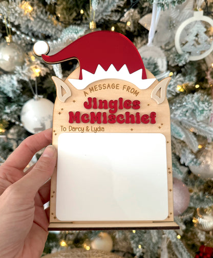 Elf Mail Plaque